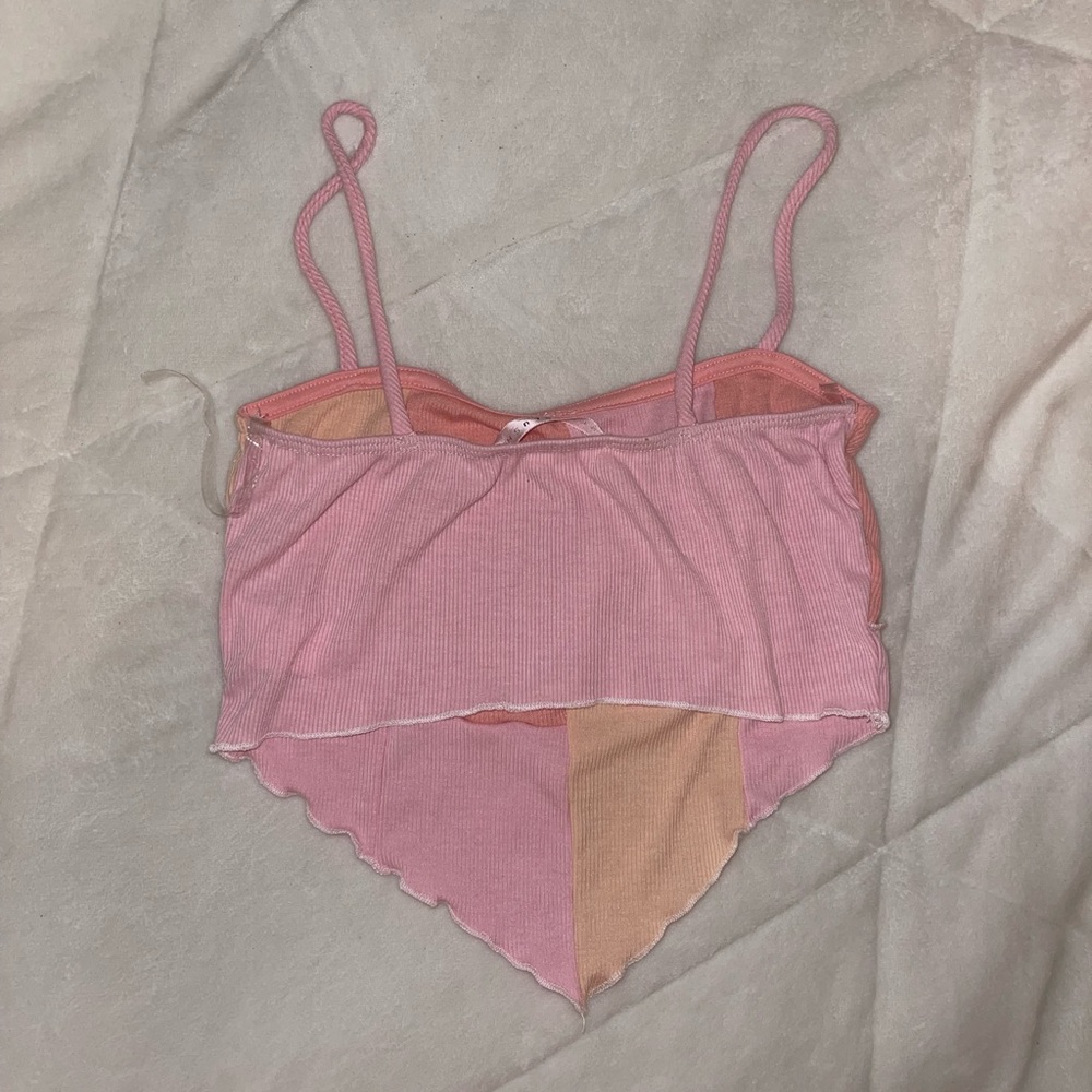 patchwork crop top - Picture 2 of 2